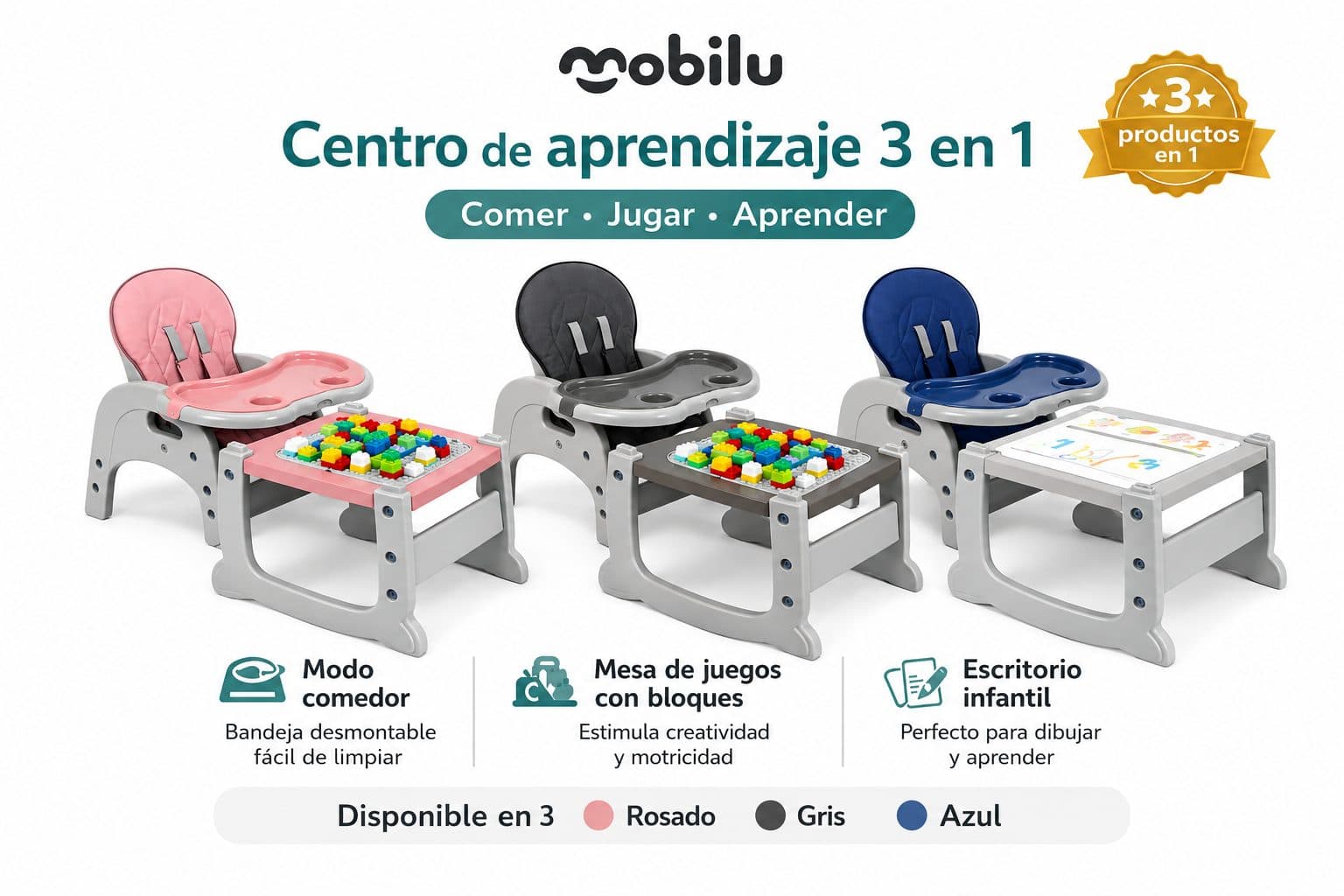 Comedor 3 en 1